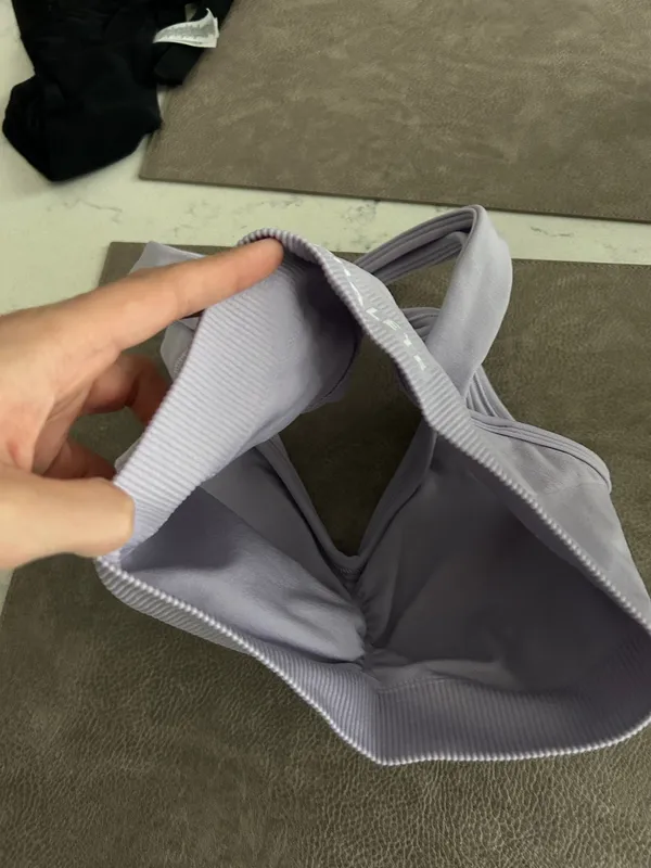 Light Purple ALPHALETE Sports Bra - Image 4
