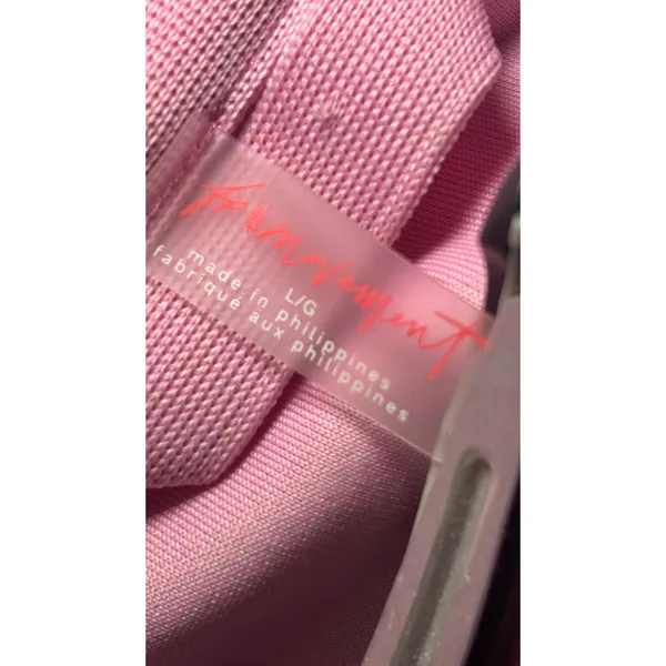 FP Movement Cropped Hoodie Relaxed Fit Large Pink‎ Logo Embroidered Activewear - Image 4