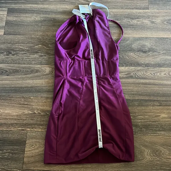 Mistress Rocks Influence Aubergine Dress - Image 4