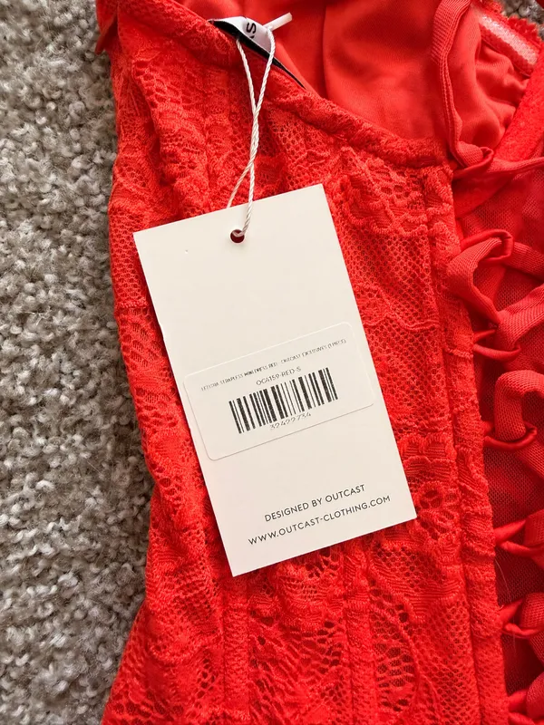 Generation Outcast Clothing NWT Red Corset Mini Dress - Image 4