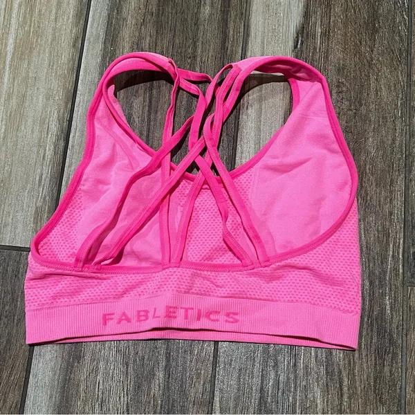 Fabletics pink sports bra xs - Image 3
