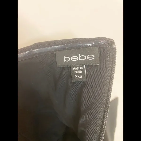 ‎BeBe Beautiful bodycon Black Floor Length Dress C26 - Image 7