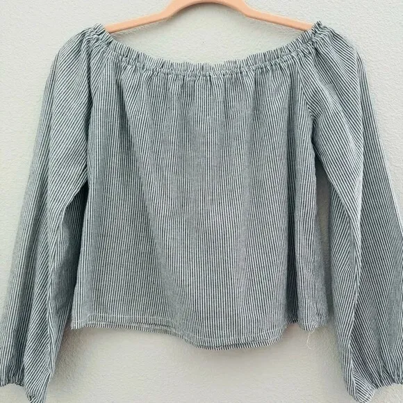 Brandy Melville Striped Off The Shoulder Top‎ - Image 7