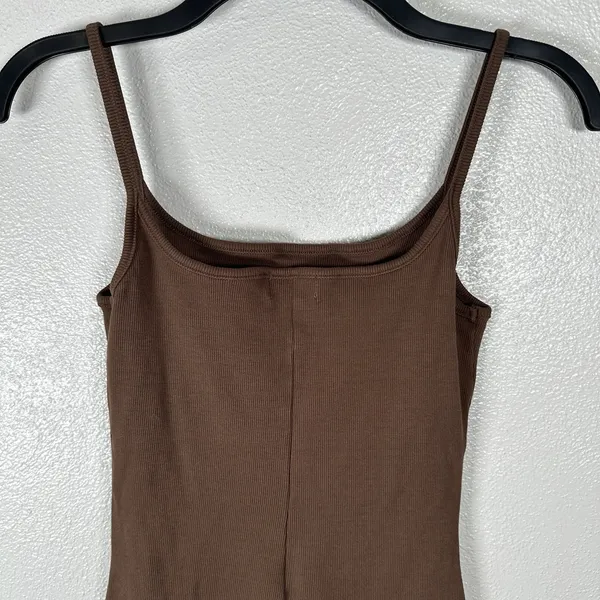 Bumpsuit Maternity Bodysuit The Kate Brown‎ Full Body Jumpsuit Unitard Sz Medium - Image 4
