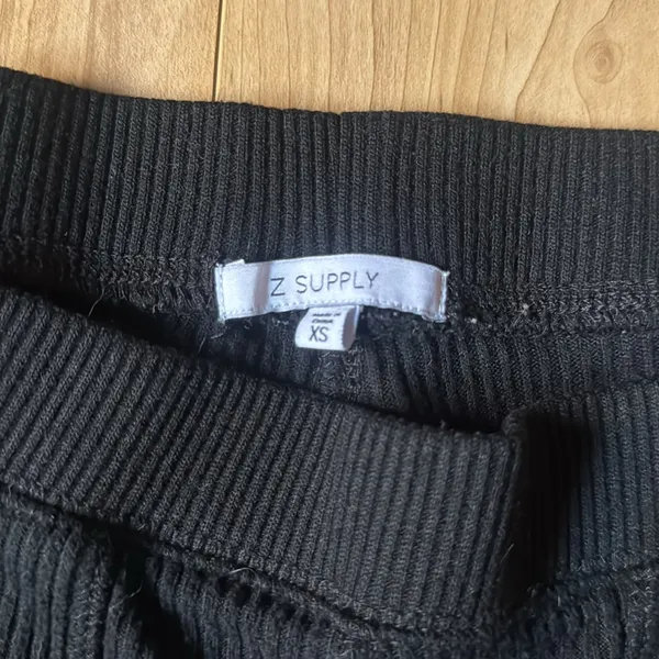 Z Supply Charcoal Ribbed Lounge Pants - Image 2