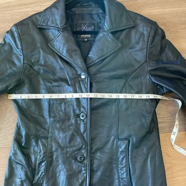 Maxima Wilsons Vintage 100% Leather Jacket Size Large - Image 9