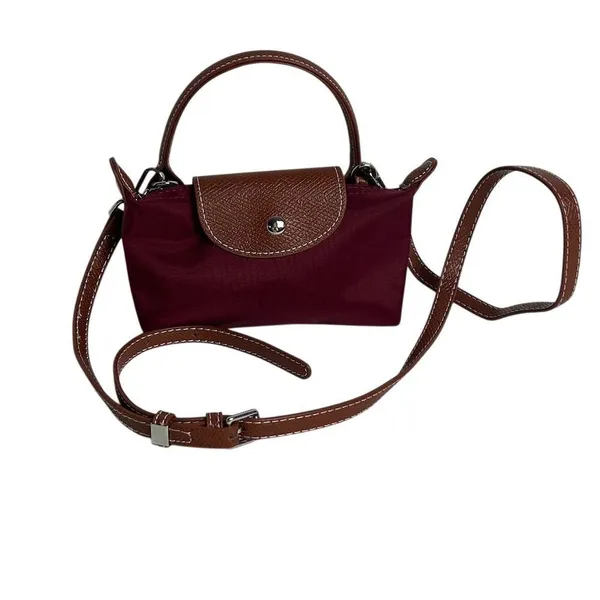 Therapy Boutique Women's‎ Mini Crossbody Bag Burgundy Adjustable Strap - Image 5