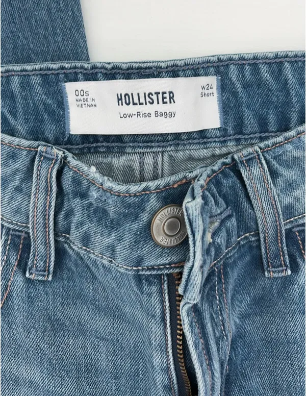 hollister blue wash jeans - Image 2