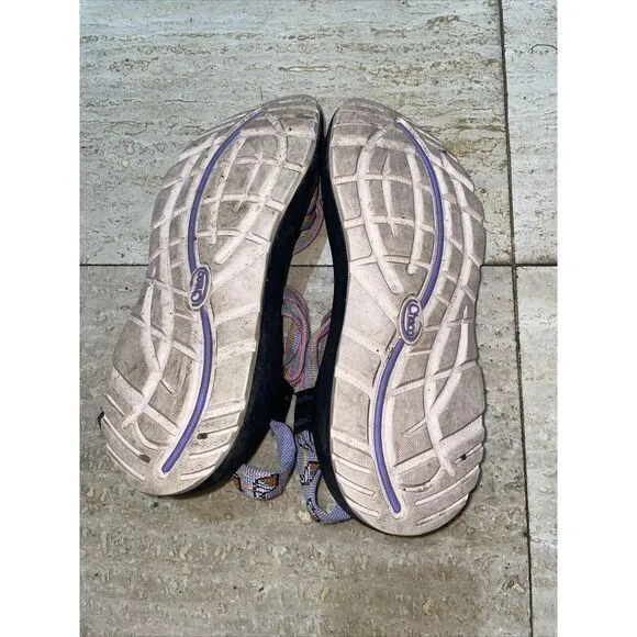 Chaco Classic ZX/2 Ice Cream Pink Pastel Double Strap Toe Sandals Women's Sz 6‎ - Image 6