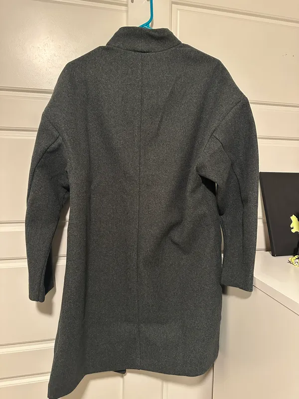 Old Navy Wool Blend Coat Grey - Image 2