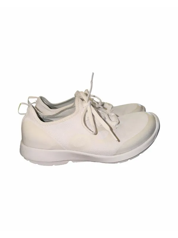 Oofos EU 39 fits 7.5 US OOmg Sport LS Low Womens Sneakers Shoes White Recovery - Image 2