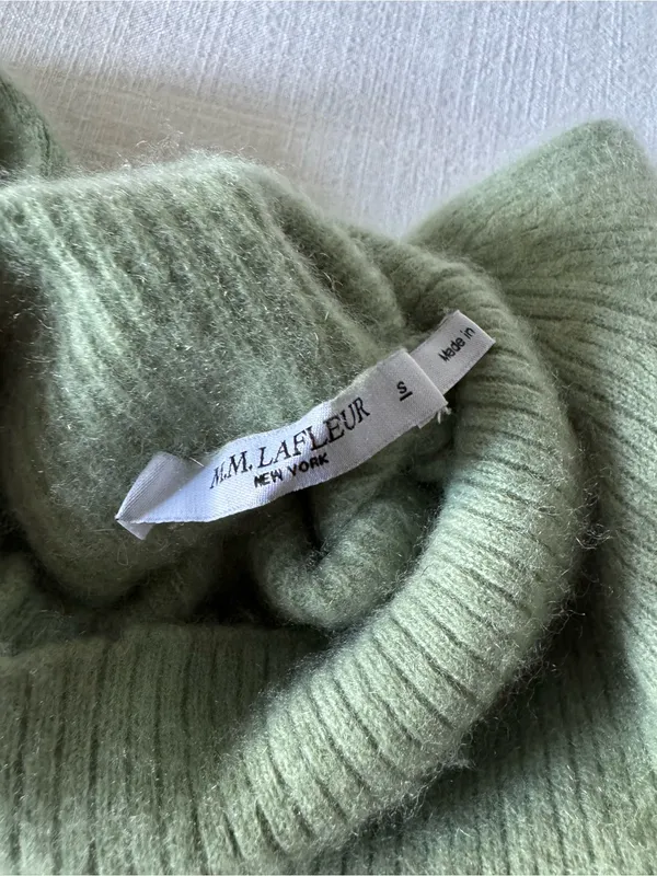 M.M. LaFleur McKenzie Silk Cashmere Sweater, Small - Image 5