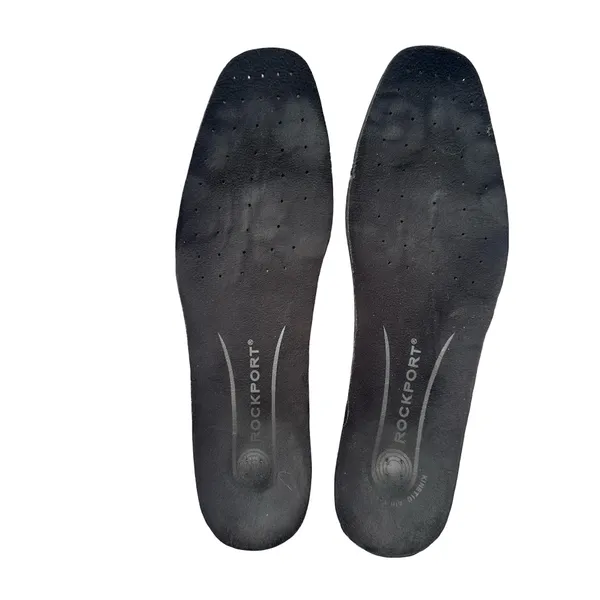 Rockport Men’s 9M Black Leather Loafers Slip On Business Casual Comfort Shoes - Image 10