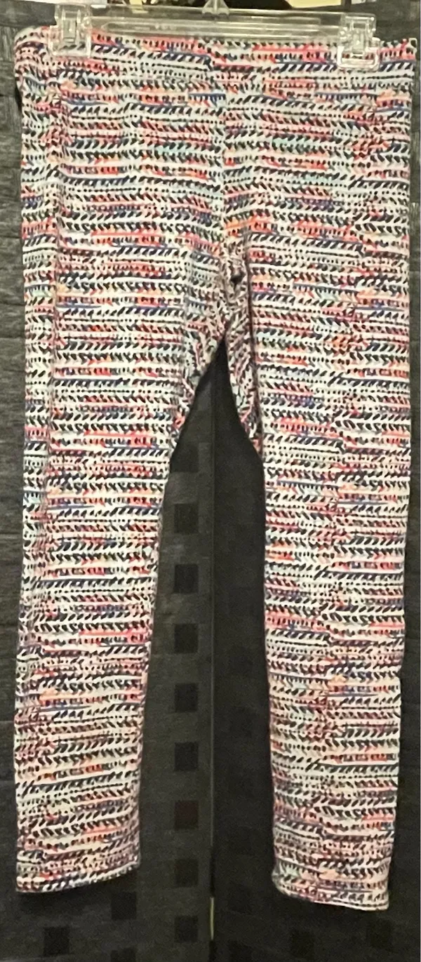 American Eagle High Rise Womens Multicolor Leggings Size L Pattern - Image 2