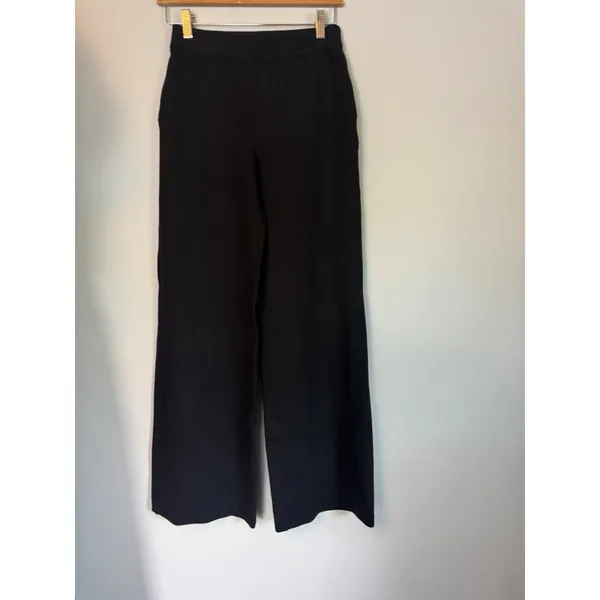 Spanx Wide Leg High Waisted Black Pant Career Dress Pant Stretch Sz XS NEW $158 - Image 15