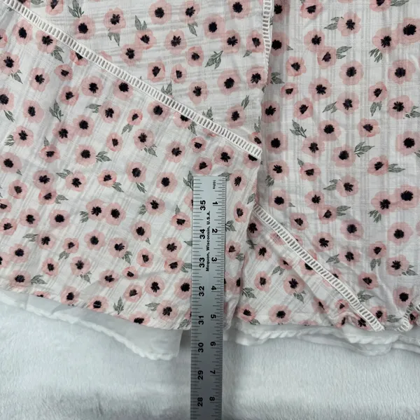 Hutch White Floral Print Dress Size 4 Sleeveless Fit Flare‎ Party Casual - Image 5