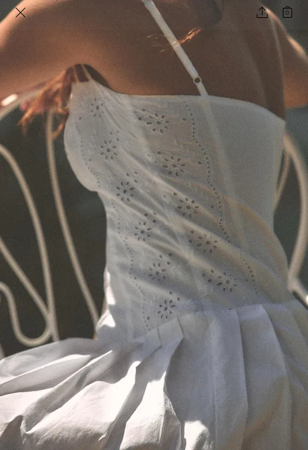 ZARA Embroidered Dress - Image 6