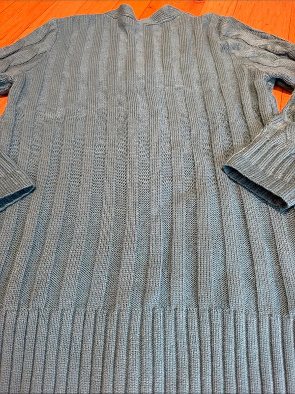 MEROKEETY Button Down Long Cardigan Sweater Size Medium - Dark Teal - C51-046 - Image 9