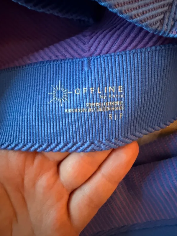 OFFLINE by Aerie Set Workout Purple/ Blue - Image 3