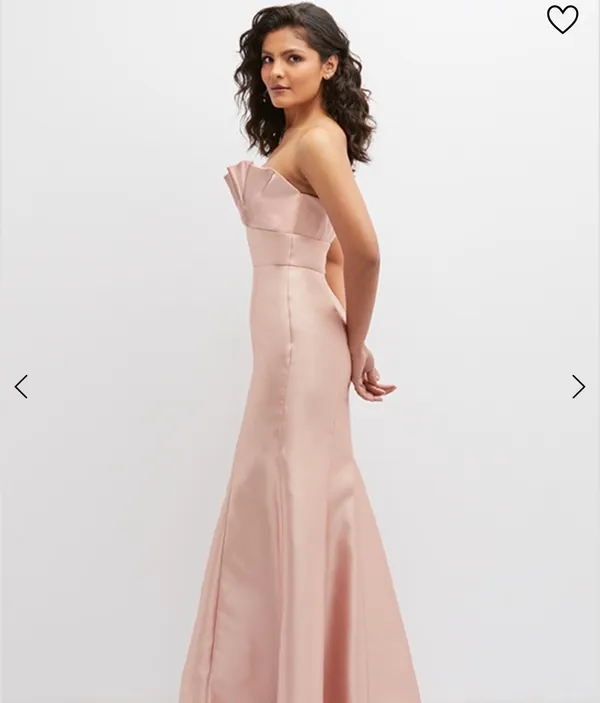 ALFRED SUNG ROMY · STYLE D853 · SATIN TWILL ballet pink - Image 2