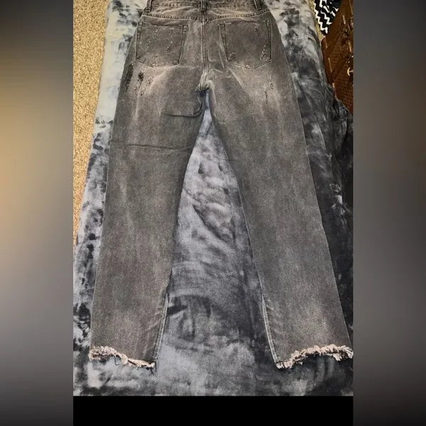 Princess Polly enissa black distressed‎ jeans 6 - Image 7