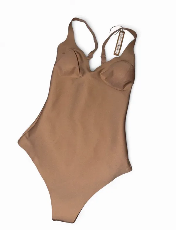 SKIMS Body Unlined Plunge Thong Bodysuit - Image 2