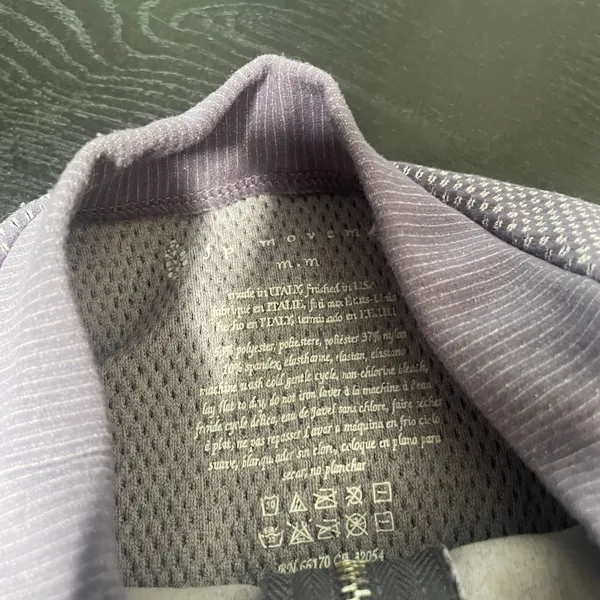 FP‎ Movement Free People Free Throw Quarter Zip Long Sleeve Lavender Purple M/L - Image 3