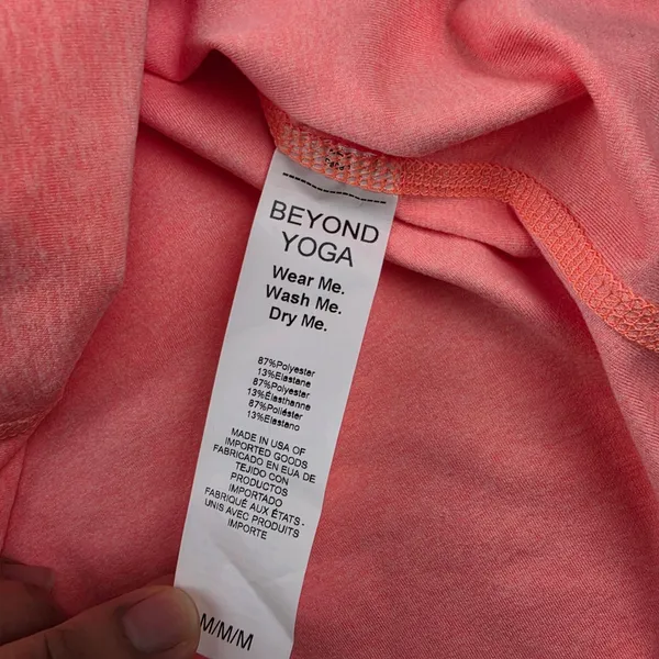 Beyond Yoga NWT Spacedye Lost Your Mind Dress Electric Peach Pink SD6190 Women M - Image 7