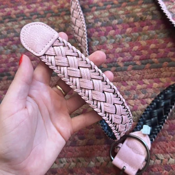 PINK BRAIDED BELT - Image 3