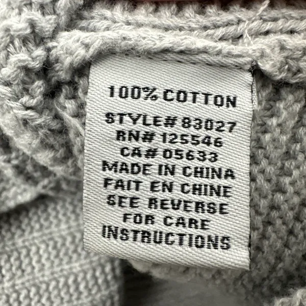 Habitat Clothes To Live In Roll Neck Knit Sweater Gray Lagenlook Women's Medium‎ - Image 5