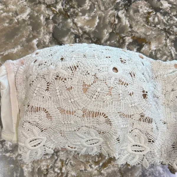 Aerie Cream Lace Bandeau / M63 - Image 2