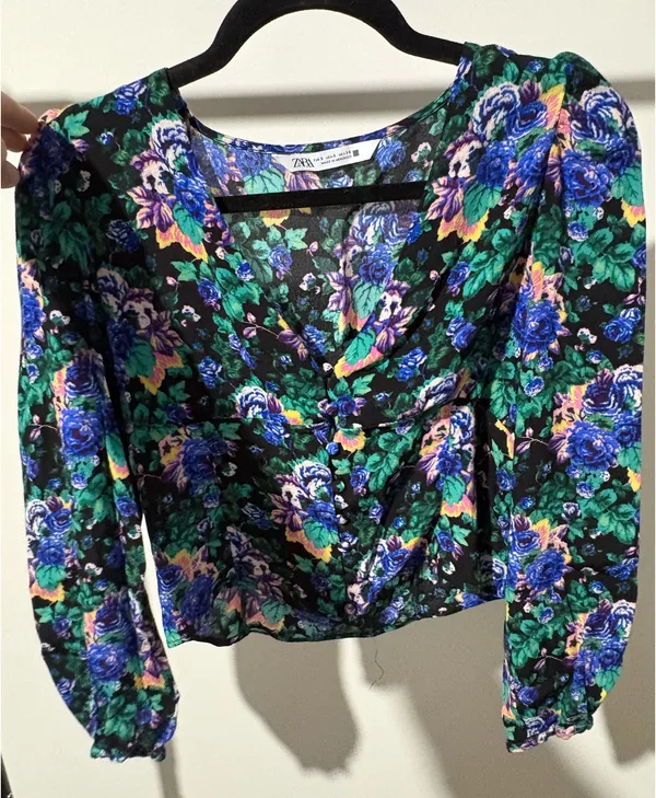 ZARA Blouse Floral - Image 2