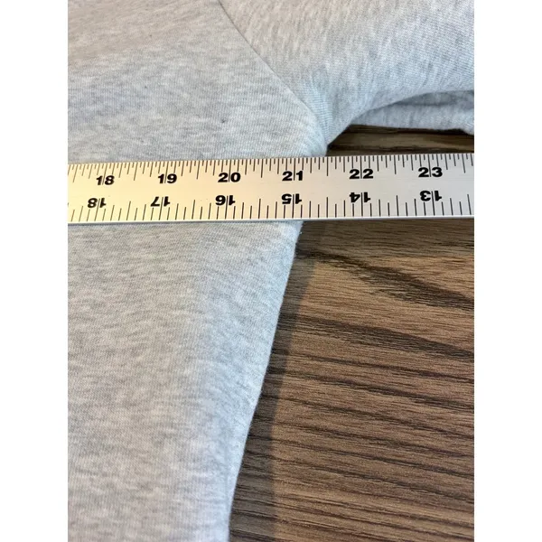 Boden Gray Sherpa Borg Fleece Lined Full Zip Hoodie Sweatshirt US 4 - Image 10