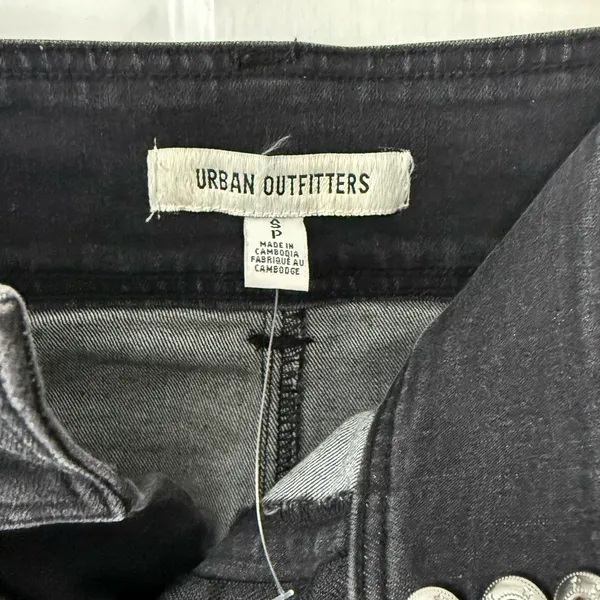 Urban Outfitters Black Mini Denim Skirt - Image 2
