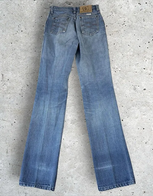 Vintage DEE CEE Denim Jeans USA Wmns 24x33 70's‎ 80's Western Cowgirl - Image 4