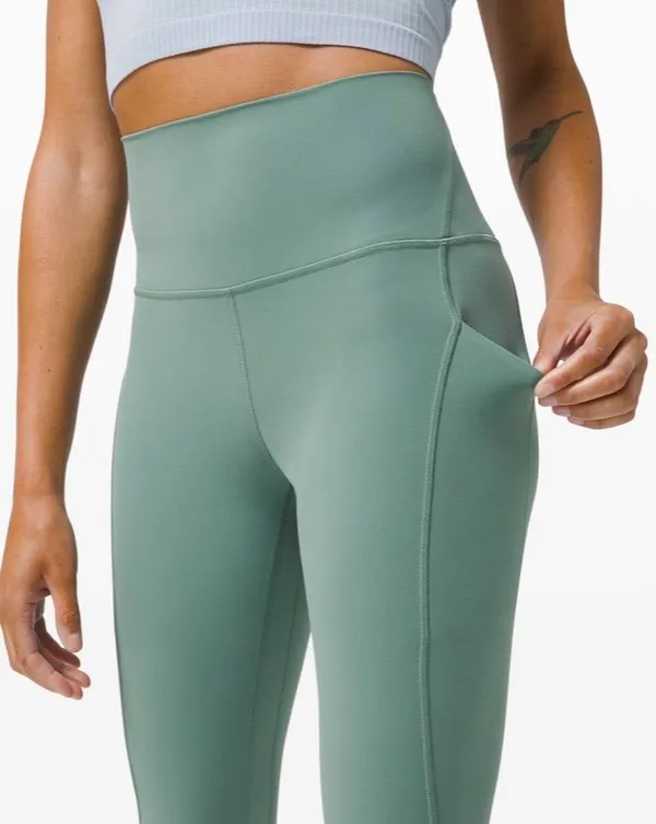 Lululemon Align High Rise Pant with Pockets 25" Tidewater Teal 8 - Image 8