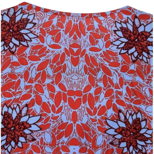 Free People Birds of A Feather Boho V-Neck Balloon Sleeve Blouse Top Size Small‎ - Image 7