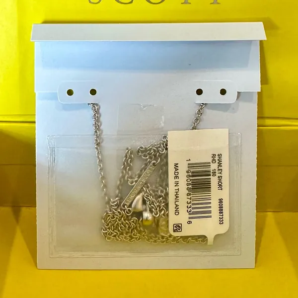 Kendra Scott Shanley Silver Short Pendant Necklace - Image 3