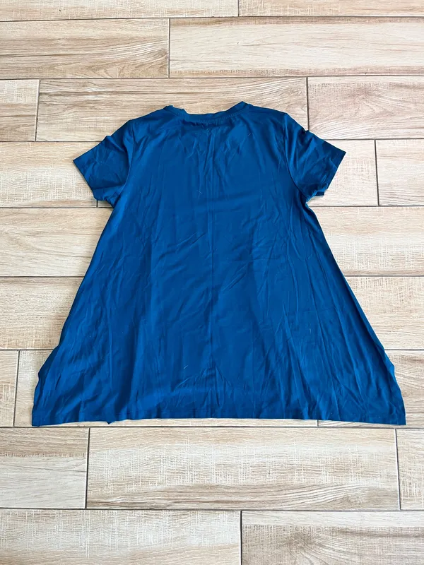 Womens Athleta Blue/Green Workout Top - S - Image 4