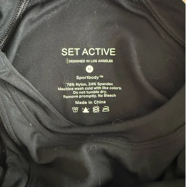 Set Active High Neck Sports Bra - Image 5