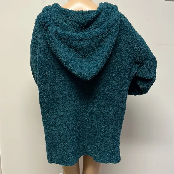 Urban Outfitters Hooded Pullover Tunic emerald green size M - Image 6