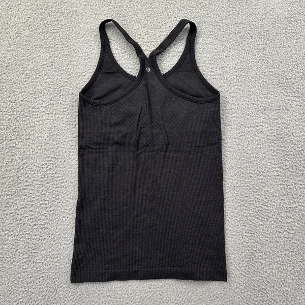 Lululemon Ebb To Street Tank Top Black Athletic Athleisure Yoga Women's 8 - Image 2