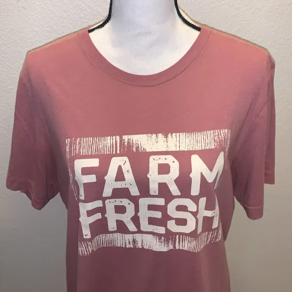 Farm Fresh western cowgirl casual short sleeve shirt - Image 2