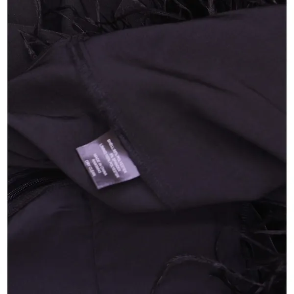 NWT Sam Edelman Womens Strapless Bandeau Neck Feather Trim Jumpsuit Black 8 - Image 9