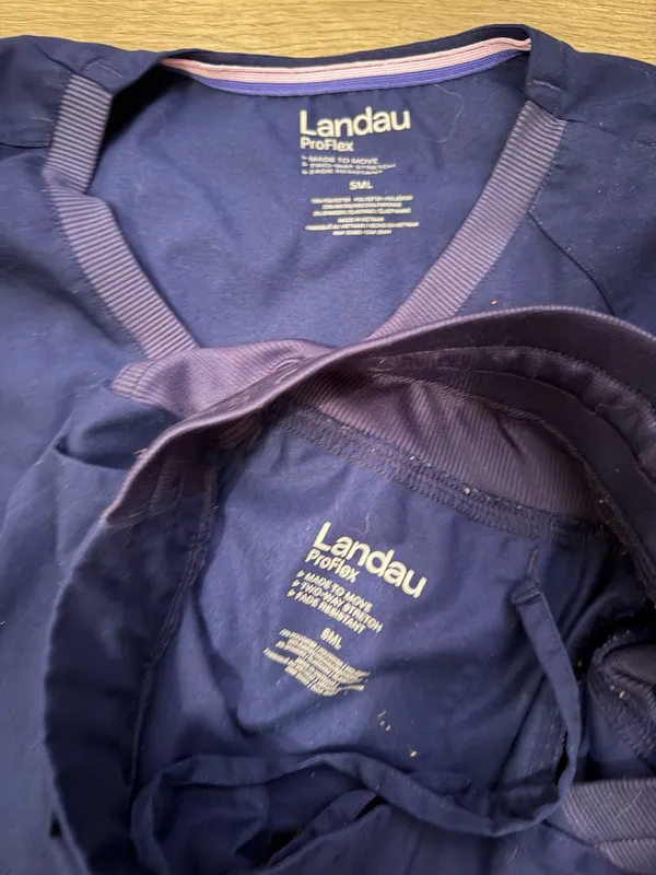landau Scrub Set Blue - Image 2