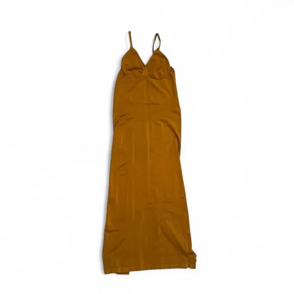 Yitty Smooth As Hell Long Lounge‎ Dress Brown XL Bodycon Maxi Casual Lounge - Image 2