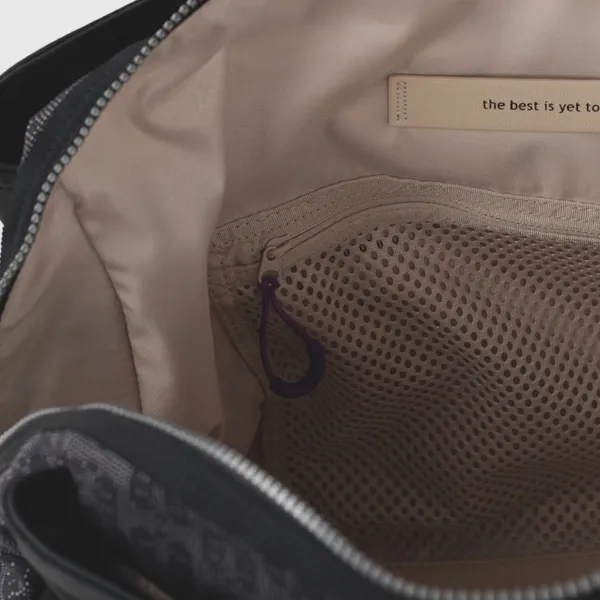 Lululemon Om The Day Bag Reflective In Black | Animal Jacquard Pre-Loved - Image 7
