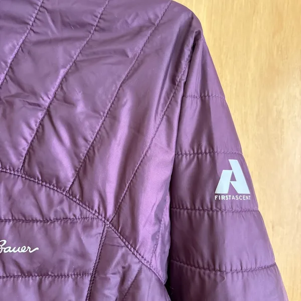 Eddie Bauer Women's First Ascent Reversible Jacket Purple‎ Coat Puffer Size XS - Image 4