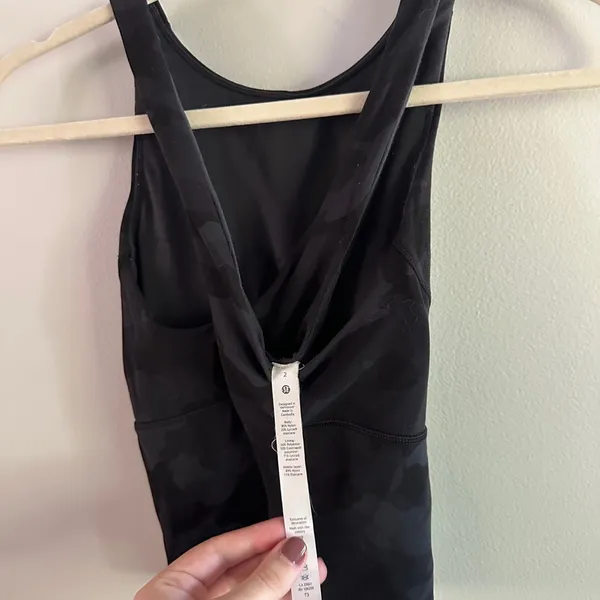 Lululemon Key to Balance Tank - Heritage 365 Camo Deep Coal Multi - Size 2 - Image 11