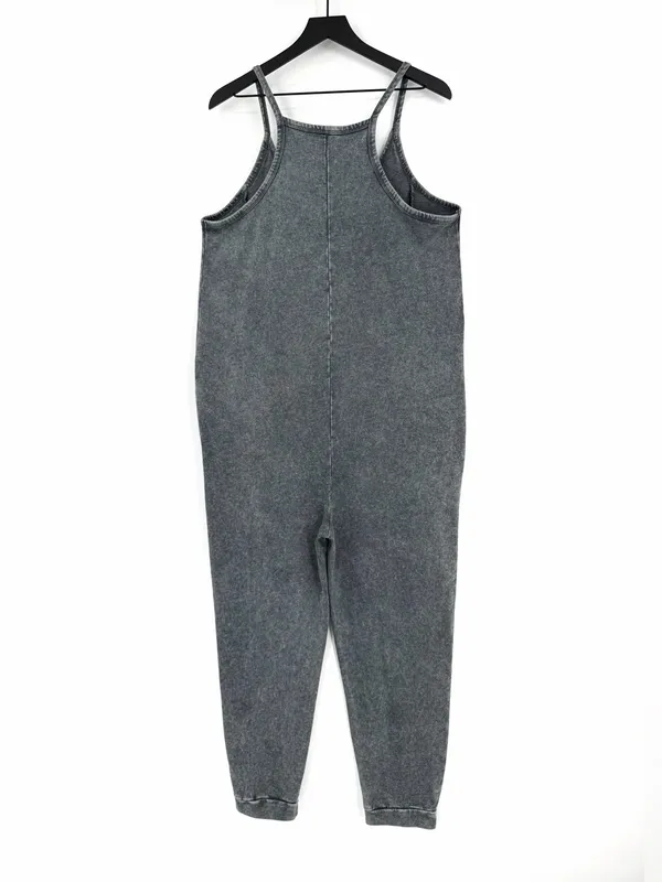 SINCERELY JULES Sweat Romper Washed Grey M - Image 7